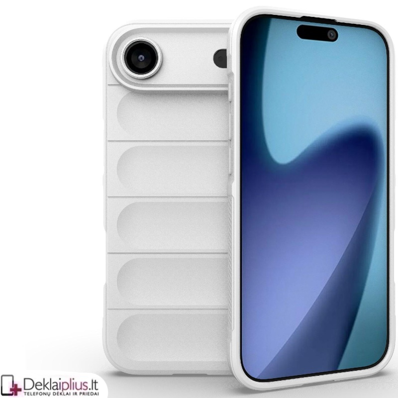 Magic Shield guminis dėklas su kameros apsauga - baltas (Apple Iphone Air) Magic Shield guminis dėklas su kameros apsauga - baltas (Apple Iphone Air)